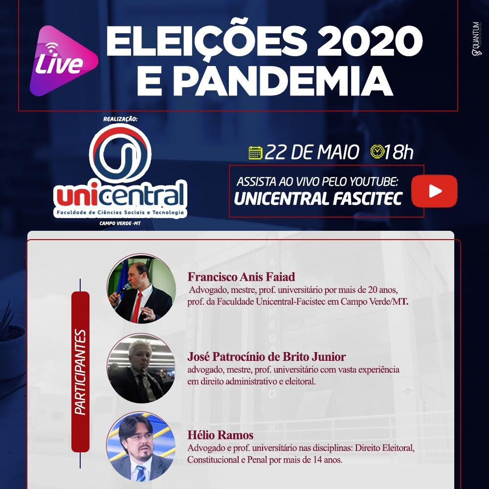 ELEIÇÕES 2020 E PANDEMIA