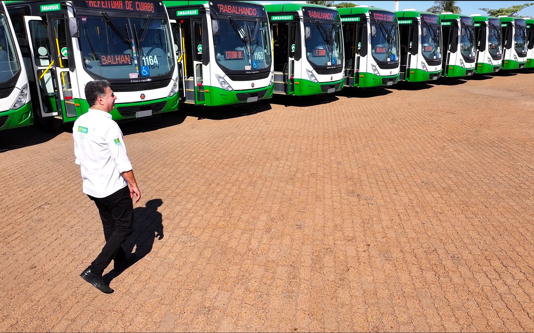 Prefeitura de Cuiabá confirma entrega de mais 18 ônibus com ar-condicionado