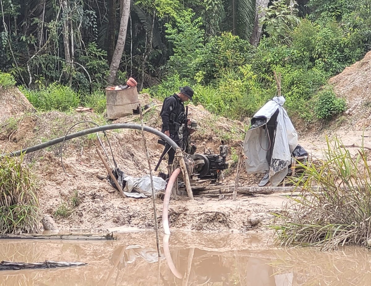 Operação Amazônia: Força-tarefa desativa garimpos ilegais em MT