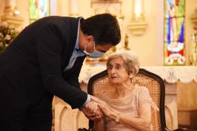 MÃE DE DANTE COMPLETA 102 ANOS