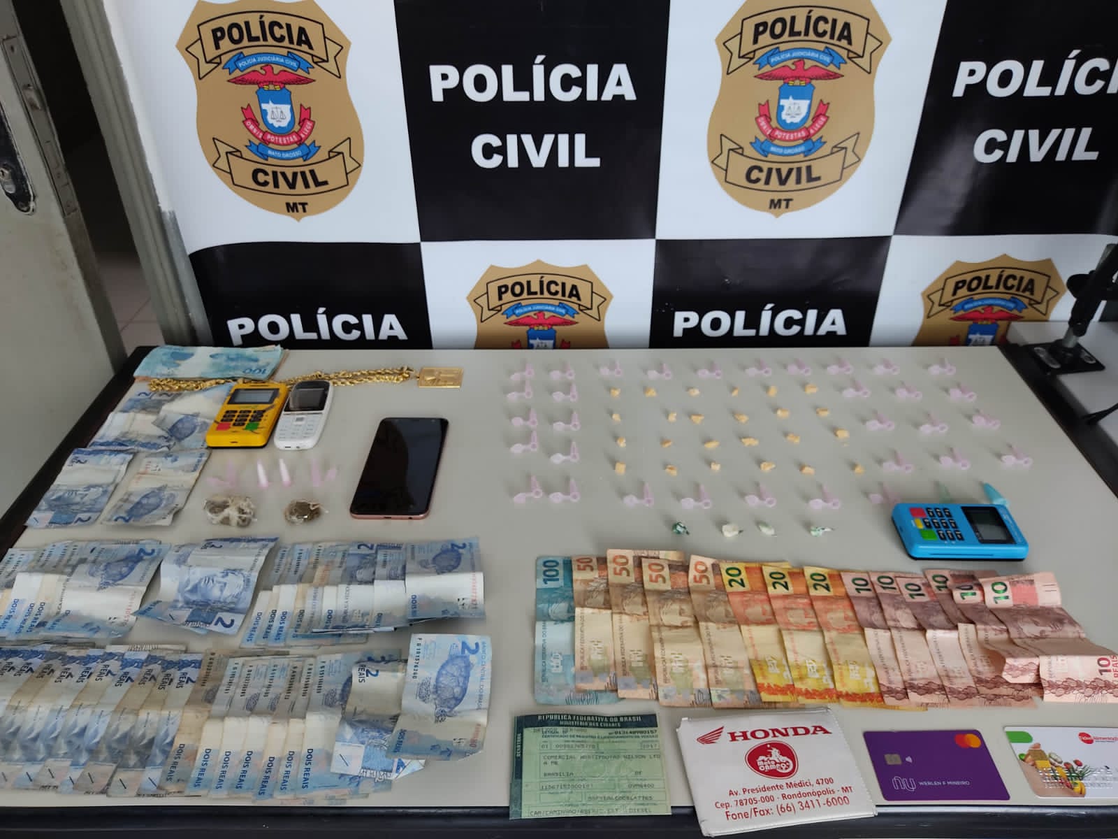 Polícias civil e militar desarticulam associação criminosa atuante no tráfico de drogas 