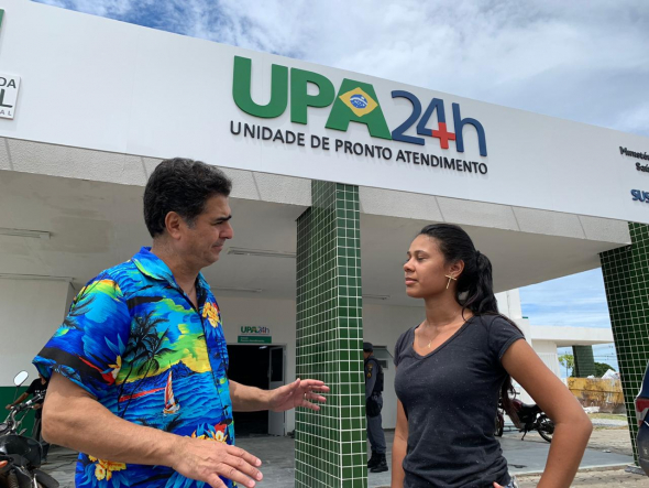 Prefeito vistoria obras e promete entrega da UPA Verdão até março