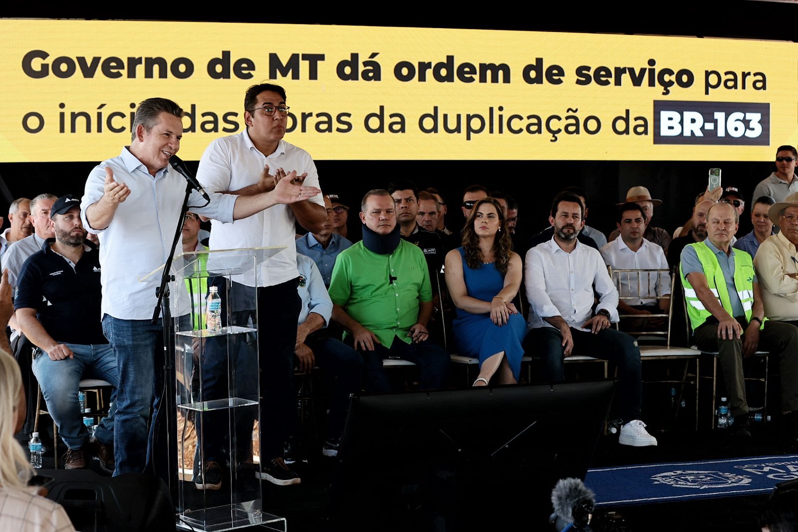 Vamos salvar centenas de vidas, diz governador ao assinar ordem de serviço para obras da BR-163