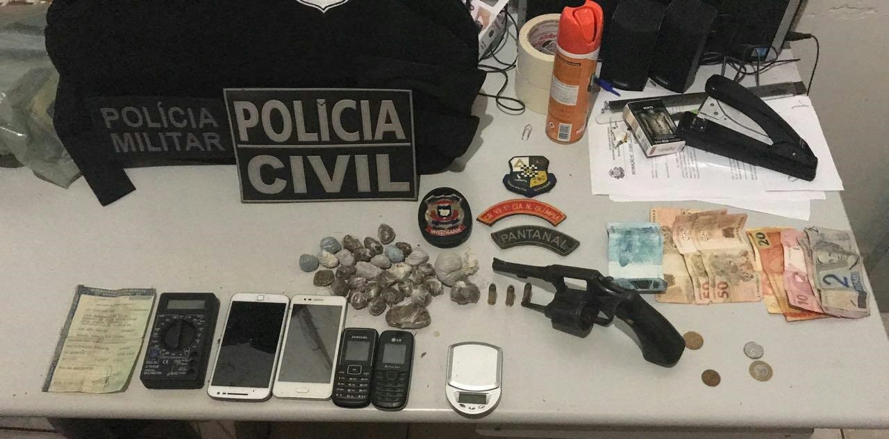 Polícia prende traficantes e fecha pontos de venda de drogas em Nova Olímpia