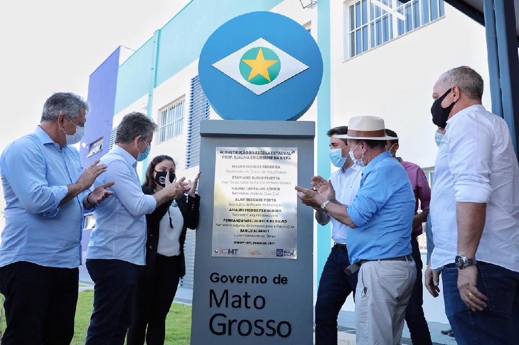 Estamos demonstrando com atitudes nosso compromisso com a Educação, diz Mendes em Sinop