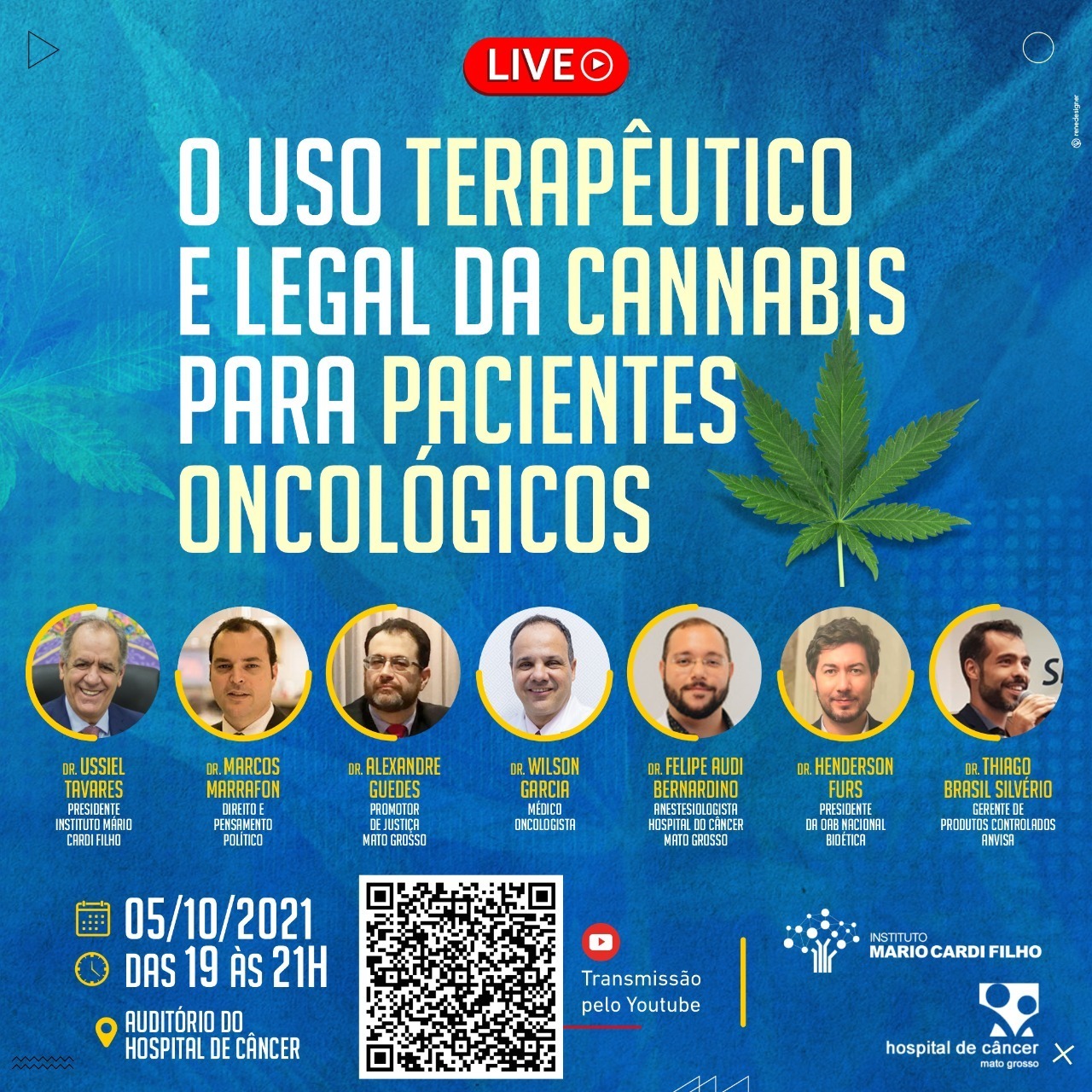 Instituto Mario Cardi Filho promove live sobre uso medicinal da cannabis