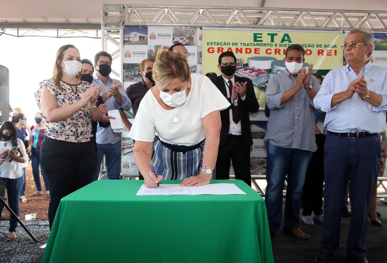 Prefeita autoriza obras de R$ 23,6 mi da nova Estação de Tratamento de Água