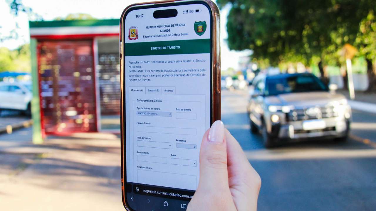 VG: 44% dos registros de acidentes são feitos de forma online