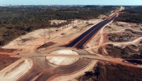 Contorno Leste conta com 5 quilômetros de pavimentação, destaca prefeitura 