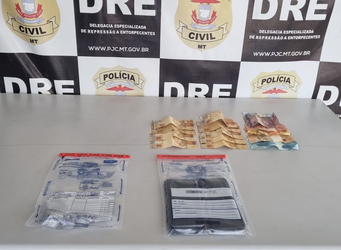 Operação da Polícia Civil desarticula tráfico de drogas em Várzea Grande
