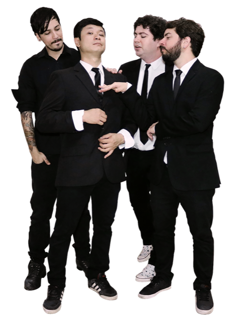 Com um "Rock Chiclete Dançante", a banda Imitáveis é uma das atrações do Showrrasco