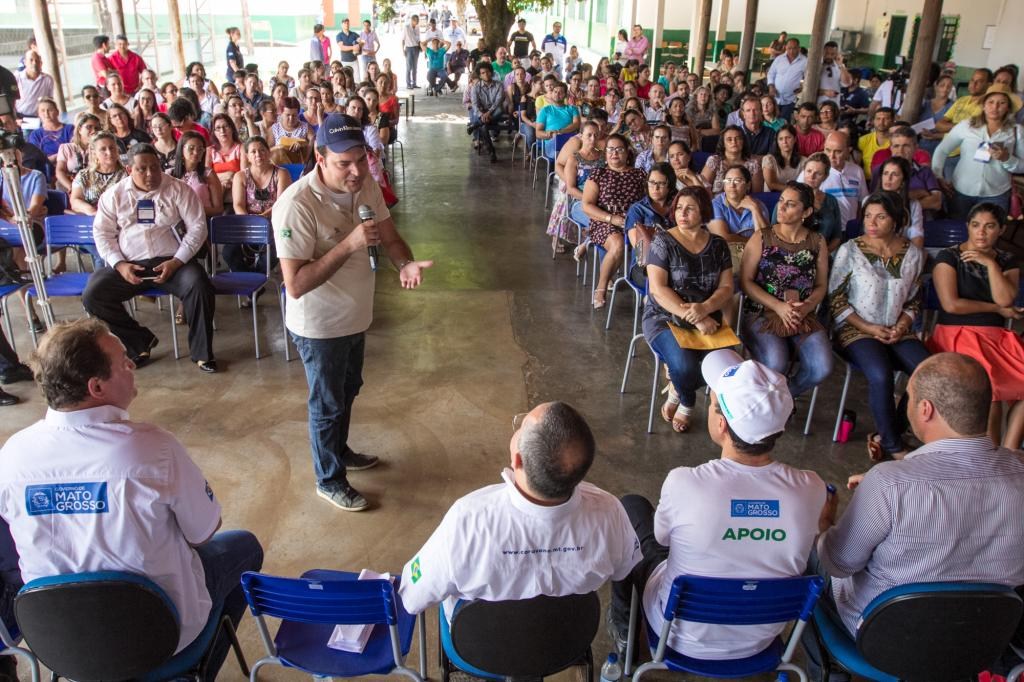 Governo reforça compromisso com a educação em São José dos Quatro Marcos 