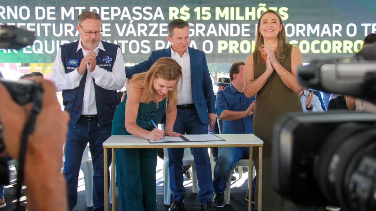 Várzea Grande sela parceria na Saúde; Flávia anuncia plano de ação 