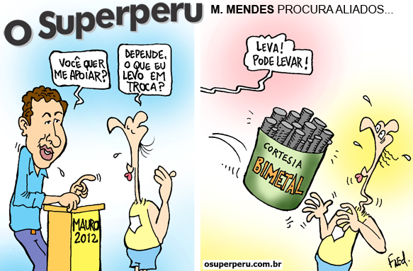 Charge publicada no Diário de Cuiabá em 22 de maio de 2012