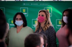 Ministra elogia primeira-dama de Cuiabá nas ações que apoiam mulheres