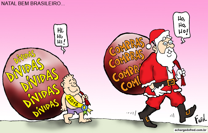 Natal em Charges! Charge publicada no Midianews em 22 de dezembro de 2011 