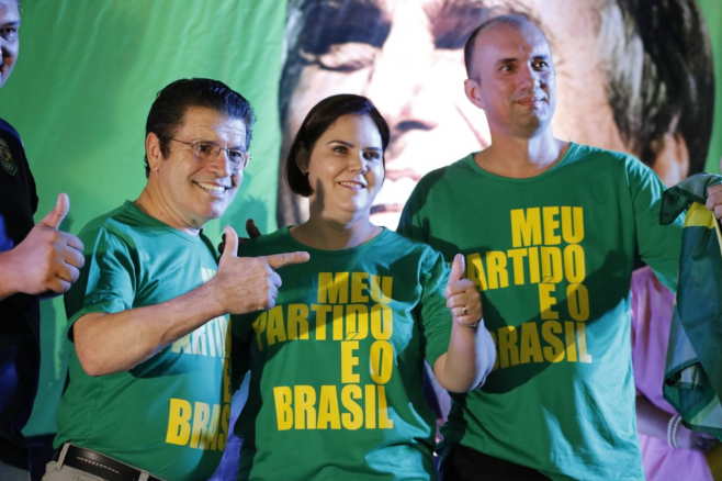 Senado: Patriota lança coronel Fernanda e Bolsonaro reforça projeto 