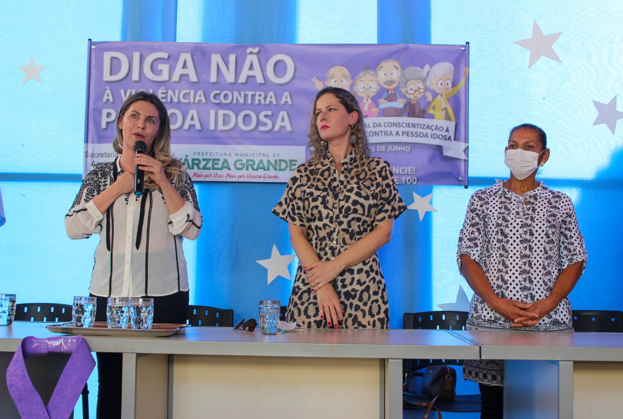 Várzea Grande reforça ações de Conscientização da Violência contra a Pessoa Idosa