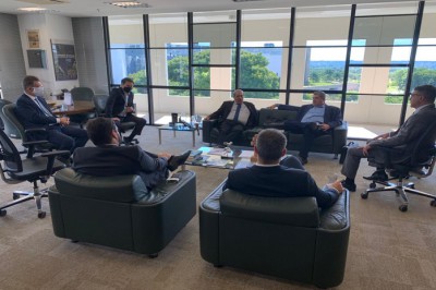 Em reunião com ministro do TCU, Maluf alinha avanços à governança pública 