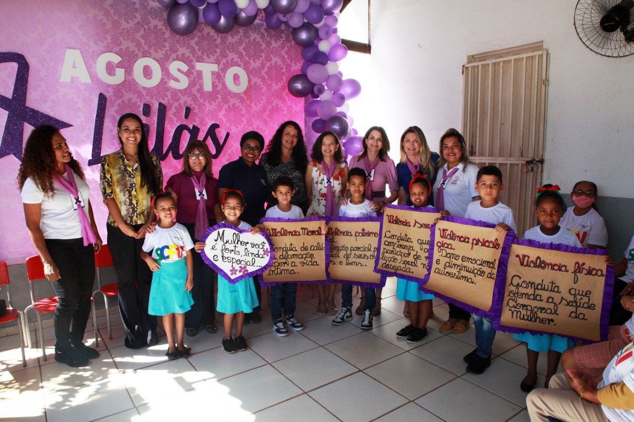 Kika Dorilêo reforça campanha Agosto Lilás em Várzea Grande