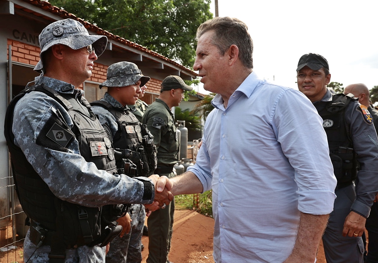 Bandido não vai se criar aqui, dispara governador Mauro Mendes