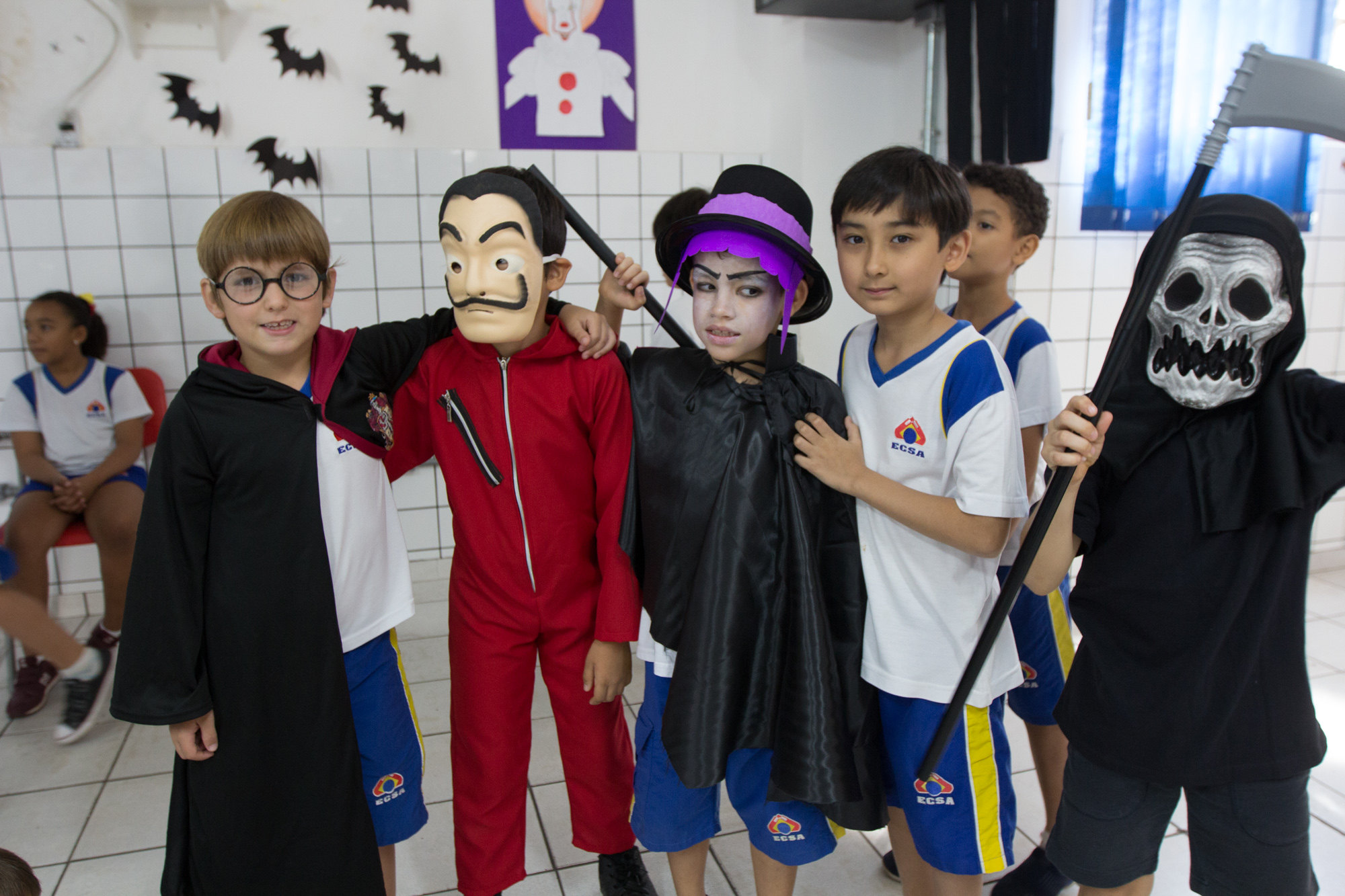 Halloween da ECSA promove imersão na cultura dos países de língua inglesa