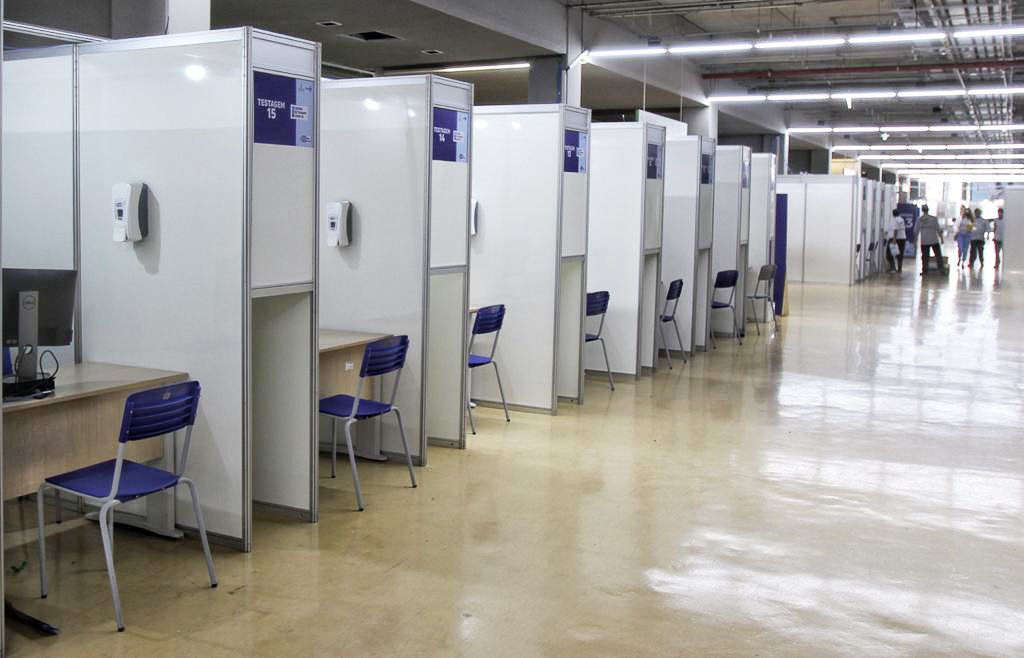 Centro de Triagem: 182 pessoas testam positivo para covid-19