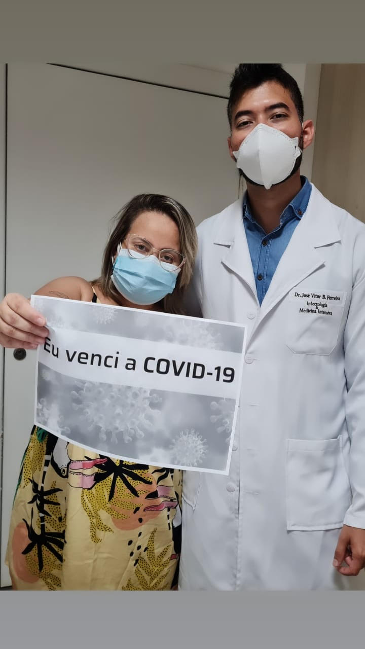 JORNALISTA VENCE COVID