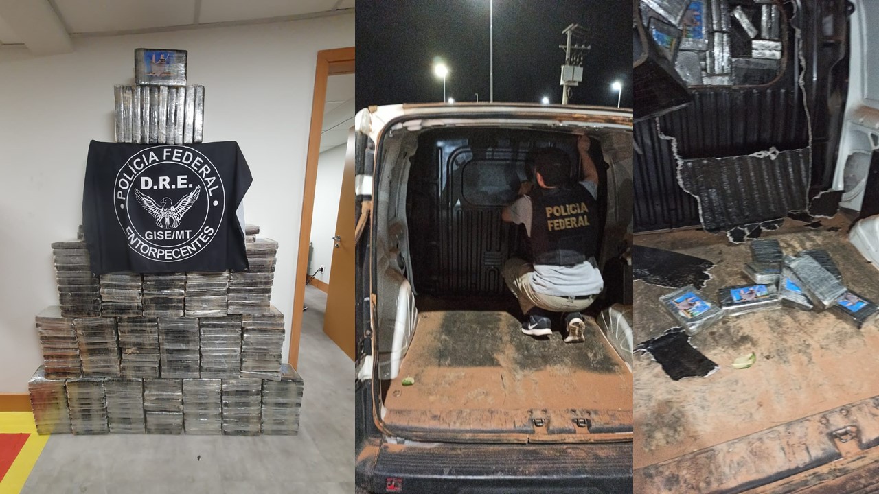 Polícia Federal prende homem que transportava 254 kg de cocaína 