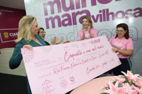 Cuiabá repassa R$ 51 mil à Rede Feminina de Combate ao Câncer