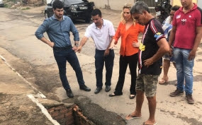 Prefeitura avalia ações a famílias afetadas por fortes chuvas em Cuiabá