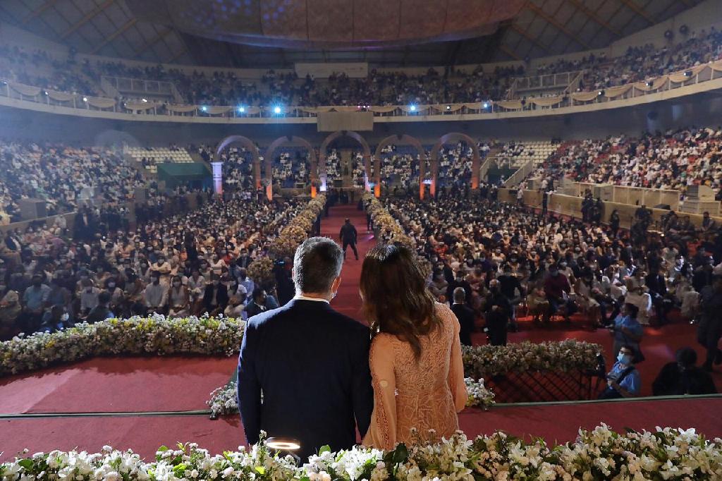 Governo realiza Casamento Abençoado; mais de mil casais selam união 