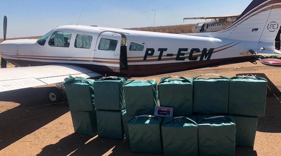 MT apoia ações da PF em abordagem de aeronave interceptada pela FAB