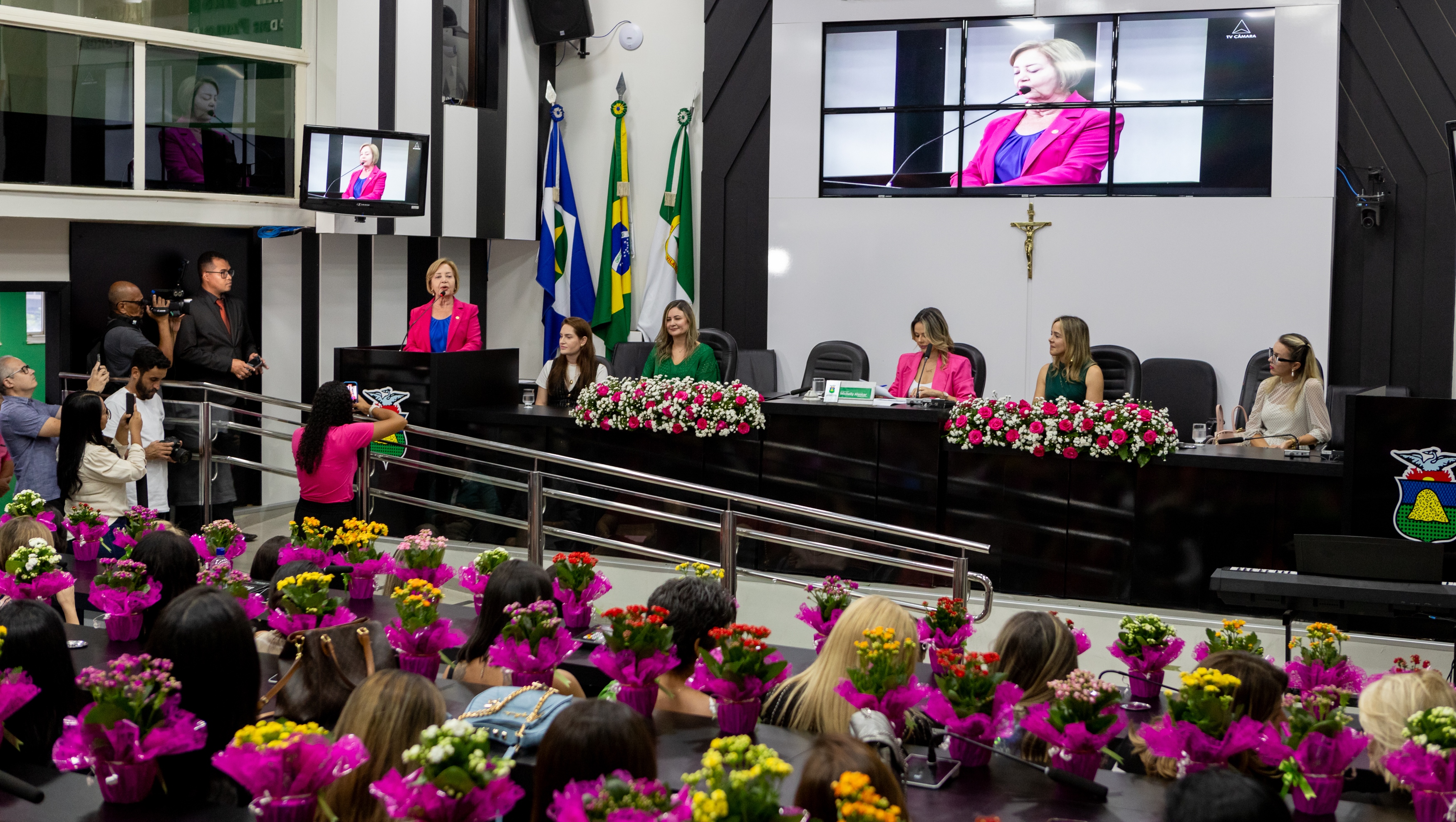 PRESIDENTE DO TJ - DIA DA MULHER