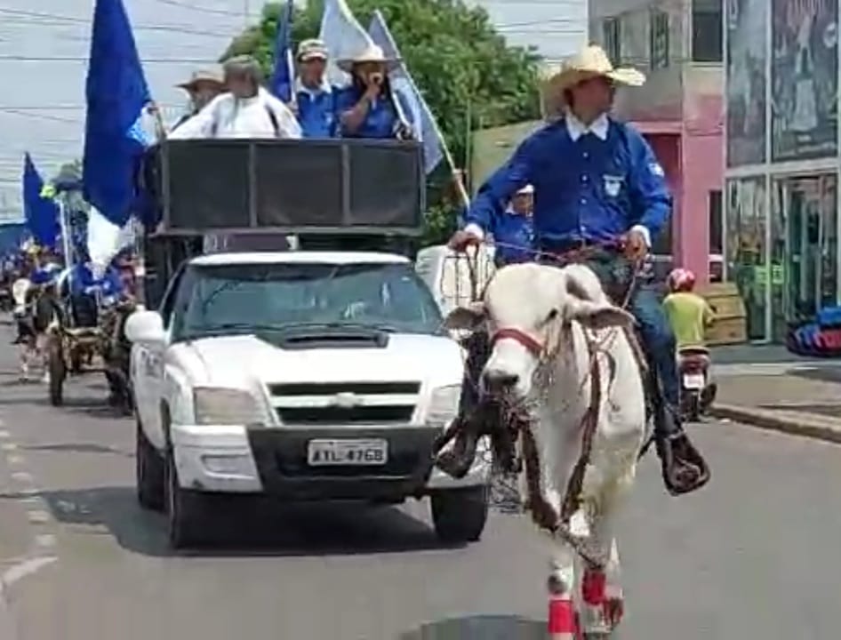 Desfile de Boiadeiros e Tropeiros em Cuiabá