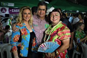 Refestela Cuiabá: prefeito e primeira-dama prestigiam evento