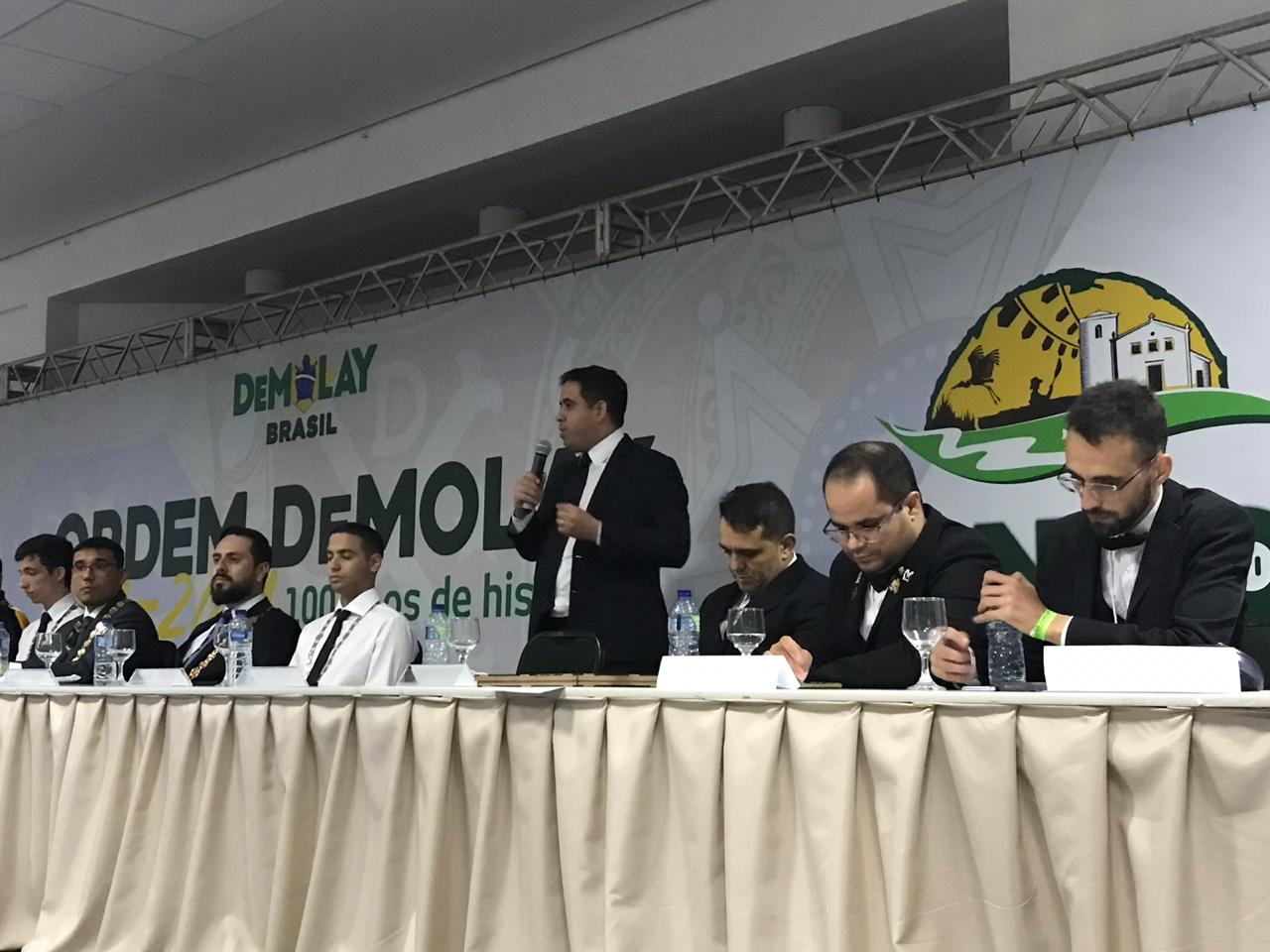 Niuan Ribeiro participa da abertura do 15º Congresso Nacional da Ordem Demolay
