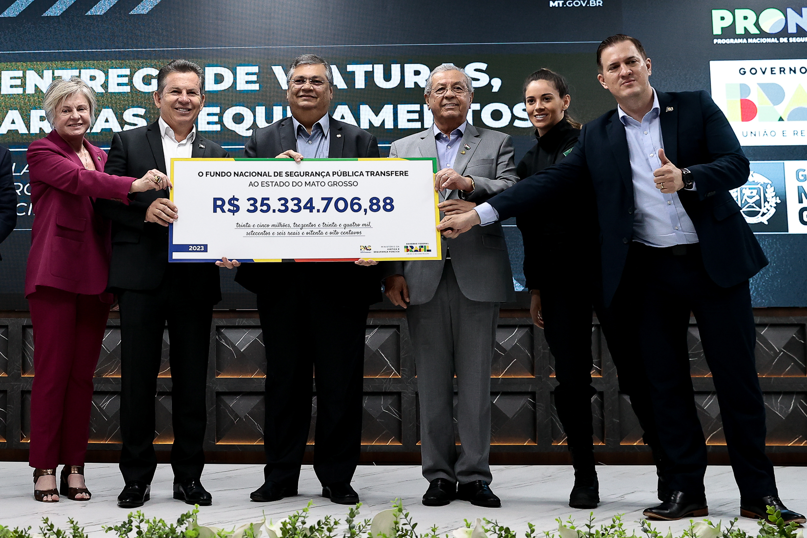 Mendes e ministro: alinhamento e investimento de R$ 87,6 mi na Segurança