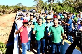 Prefeito lança obras de expansão das redes de esgoto do bairro Quilombo 