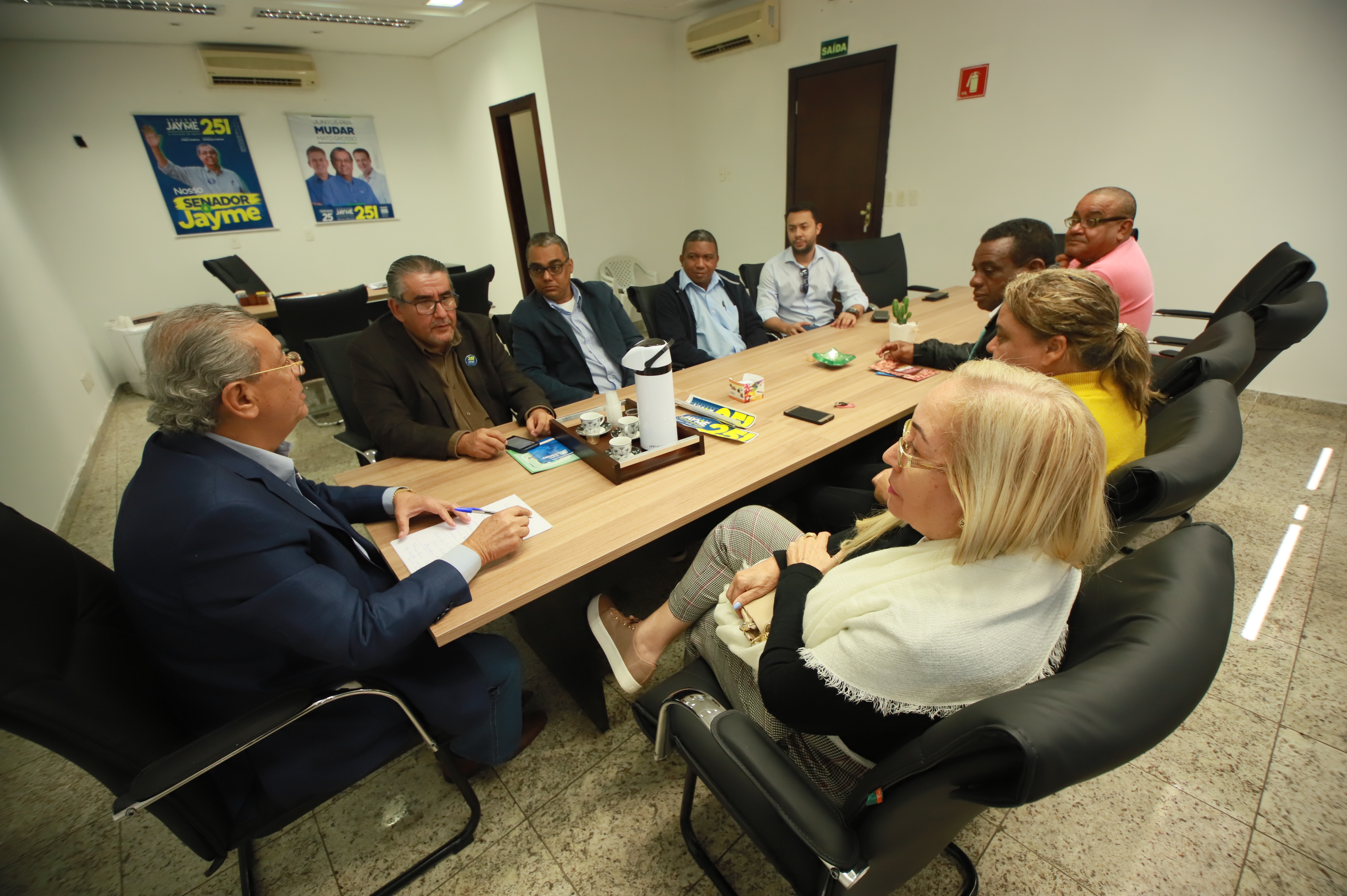 Em reunião de Conselhos, Jayme promete atuar à "redução de impostos e políticas sociais"